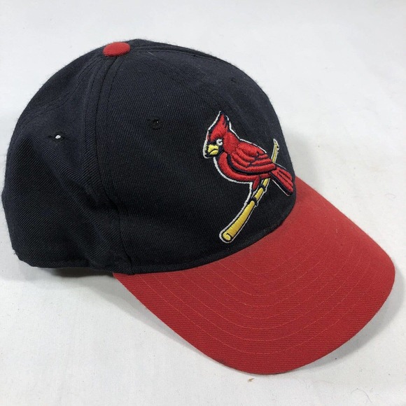 VTG ST LOUIS CARDINALS NEW ERA HAT CAP WOOL BLEND EARLY 2000s Y2K ADJUSTABLE OSF - Picture 4 of 15